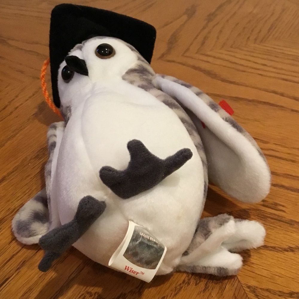 Vintage Wiser Owl 1999 Beanie Baby - Picture 4 of 7